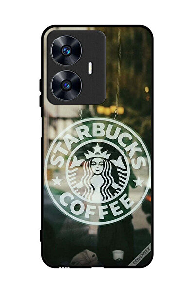 Covernex غطاء حماية لهاتف Realme C55 - محبو قهوة ستاربكس