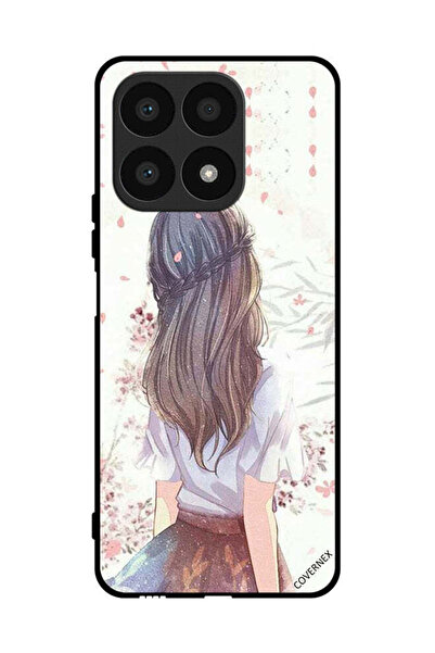 Covernex غطاء حماية لهاتف Honor X8a بطبعة فتاة لطيفة في تفكير عميق