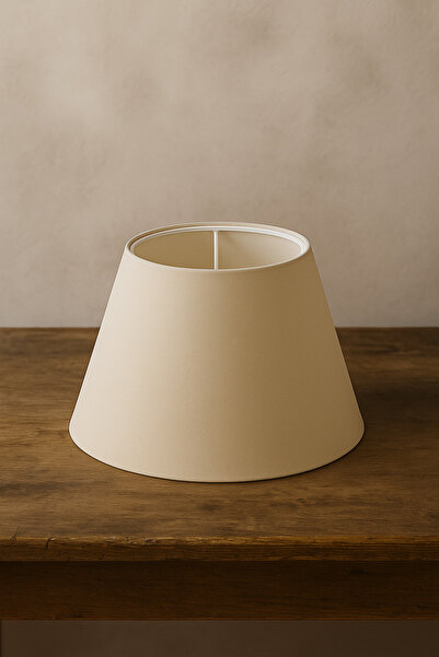 Abralight Krem Abajur Başlığı 22cm