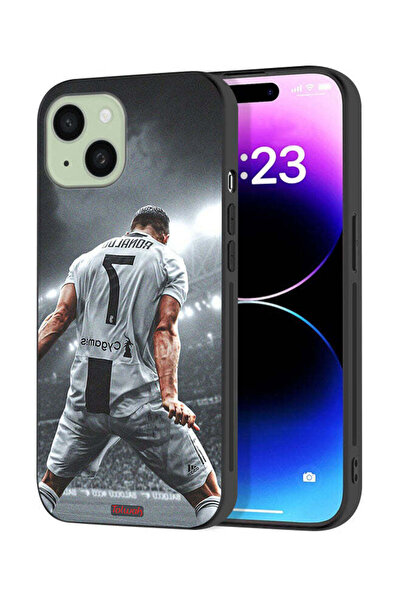 Tolwak غطاء حماية لهاتف آيفون 15 بلس من آبل، احتفال كريستيانو رونالدو