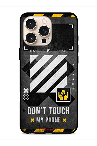 Tolwak غطاء حماية لجهاز Apple iPhone 16 Pro Max - لا تلمس هاتفي