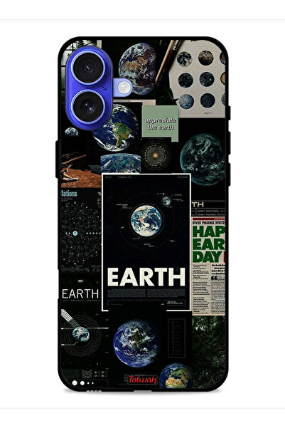 Tolwak غطاء حماية لجهاز Apple iPhone 16 Earth
