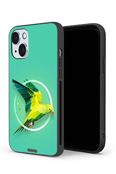 Tolwak جراب حماية لجهاز Apple iPhone 14 Plus بتصميم فن تجريدي ببغاء