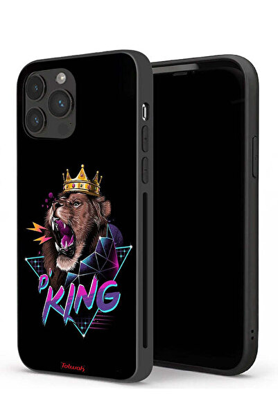 Tolwak جراب حماية لجهاز Apple iPhone 13 Pro Max برسومات الأسد الملك