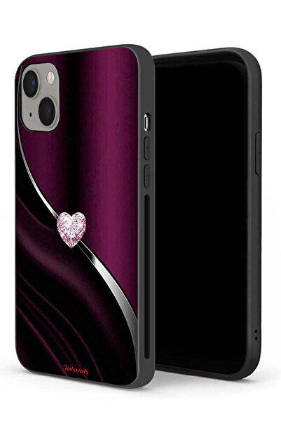 Tolwak غطاء حماية لجهاز Apple iPhone 13 بتصميم قلب ماسي