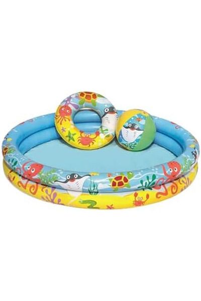 BESTWAY Children's Pool and Playset with Ball and Swimming Ring, 51124, from Bestway