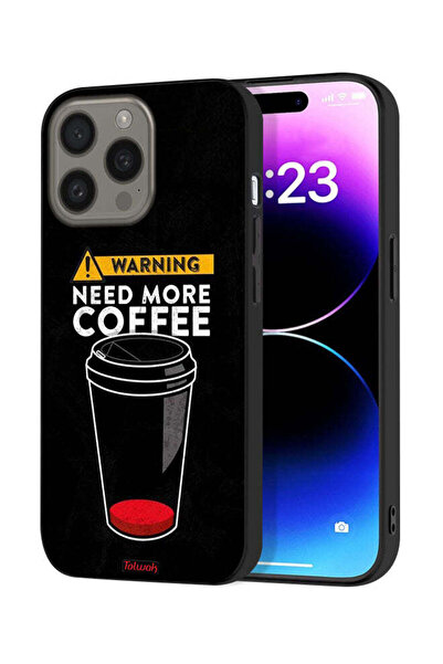 Tolwak غطاء حماية لجهاز Apple iPhone 15 Pro Max - هل تحتاج إلى المزيد من القهوة؟
