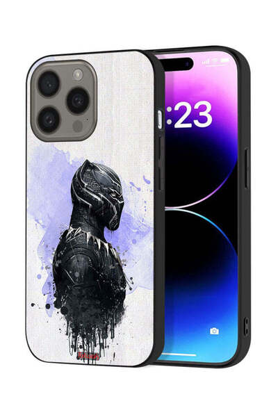 Tolwak غطاء حماية لجهاز Apple iPhone 15 Pro - النمر الأسود