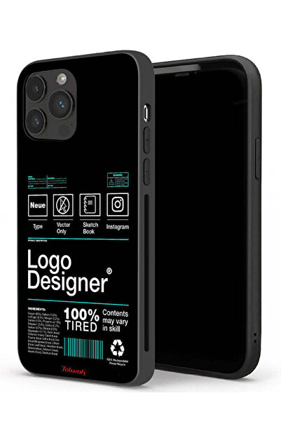 Tolwak جراب حماية لجهاز Apple iPhone 13 Pro Max مع ملصق مصمم بشعار