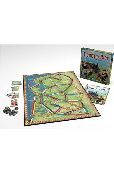 Asmodee Joc Asmodee - Ticket to Ride, Colecție de hărți, Olanda, lb. engleză