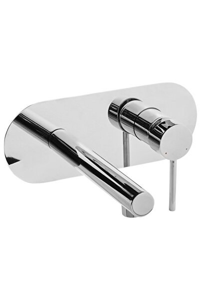 BELIANI Clavijo Wall Mounted Sink Faucet, Single Handle, Brass Body