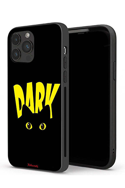 Tolwak جراب حماية لجهاز Apple iPhone 13 Pro Max - قطة داكنة