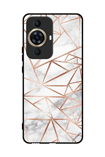 Covernex غطاء حماية لهاتف هواوي نوفا 11 بنمط رخامي وورق جدران