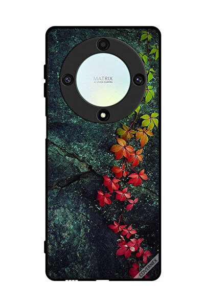 Covernex غطاء حماية لهاتف Honor X9a بأوراق جميلة