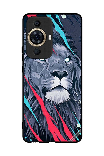 Covernex غطاء حماية لهاتف هواوي نوفا 11 برو - فن الأسد الملك