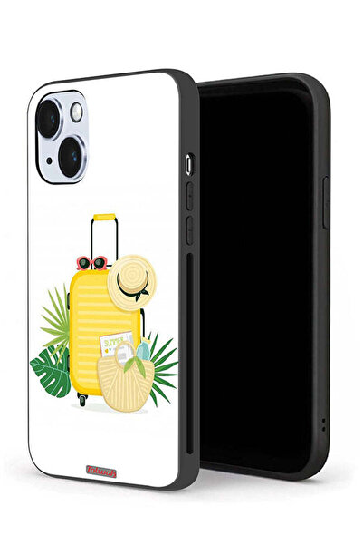 Tolwak جراب حماية لجهاز Apple iPhone 14 برسومات فنية رقمية صيفية