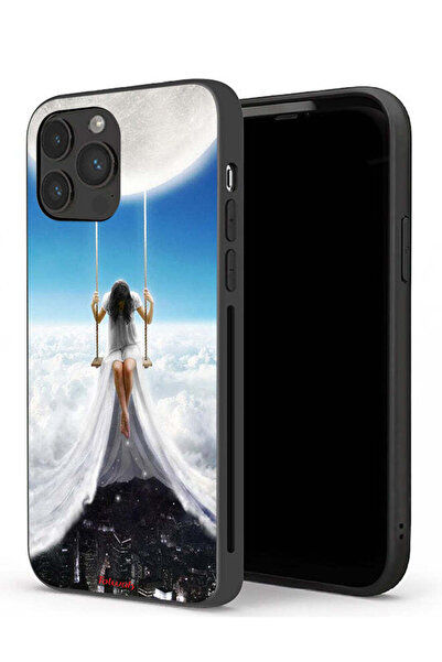 Tolwak جراب حماية لجهاز Apple iPhone 13 Pro Max بتصميم فن مدينة الغيوم القمرية