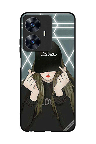 Covernex Protective Case Cover For Realme C55 She On Cap