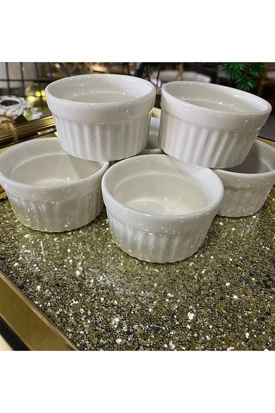 heybecollection 6-Piece Porcelain Snack Bowl