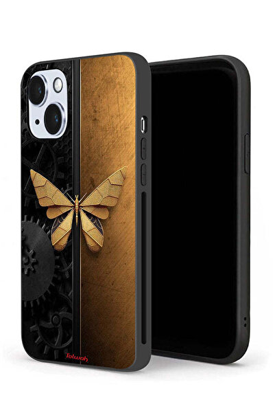 Tolwak غطاء حماية لجهاز Apple iPhone 14 Plus بتصميم فراشة فولاذية