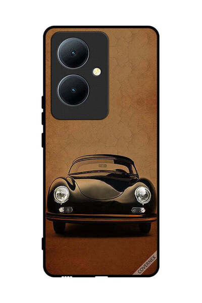 Covernex غطاء حماية لهاتف Vivo Y78 5G بتصميم سيارة كلاسيكية
