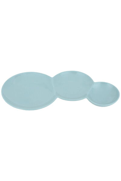 Alsaif Gallery Al Saif Gallery Porcelain Plate, 25x12x2 cm - Blue