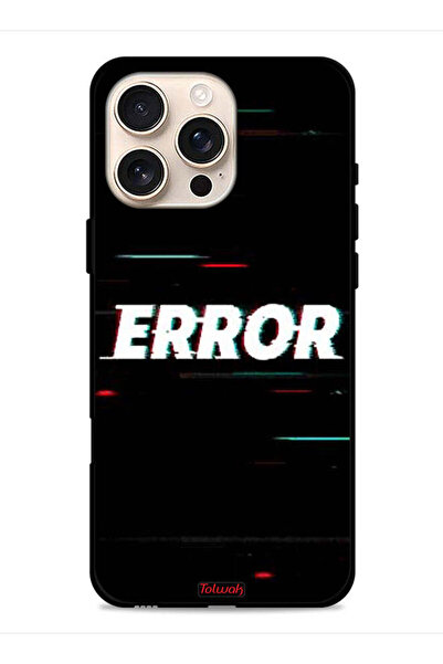 Tolwak غطاء حماية لجهاز Apple iPhone 16 Pro Max - خطأ