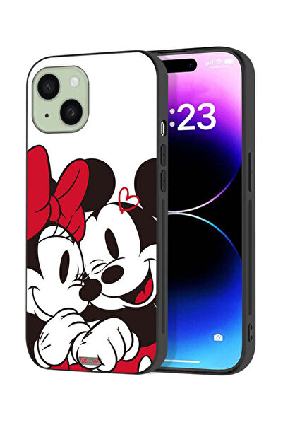 Tolwak غطاء حماية ميكي ماوس لهاتف آيفون 15 بلس من آبل