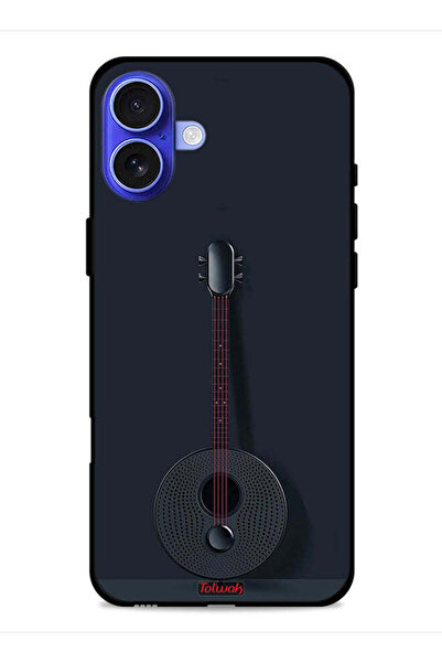 Tolwak غطاء حماية لجهاز Apple iPhone 16 Plus بتصميم جيتار