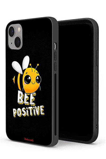 Tolwak جراب حماية لجهاز Apple iPhone 13 mini Bee Positive