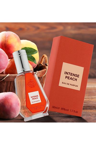 Fragrance World Apa de parfum, Intense Peach, Unisex, 50 ml