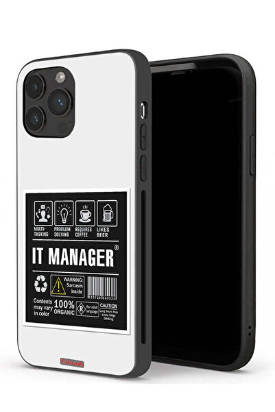 Tolwak جراب حماية لجهاز Apple iPhone 13 Pro - ملصق مدير تكنولوجيا المعلومات