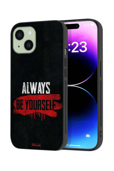 Tolwak Apple iPhone 15 Plus Protective Case Cover Always Be Yourself