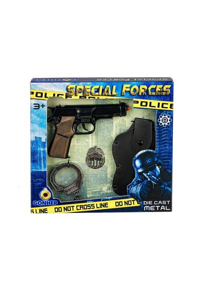 Gonher Set de politie cu pistol Gonher