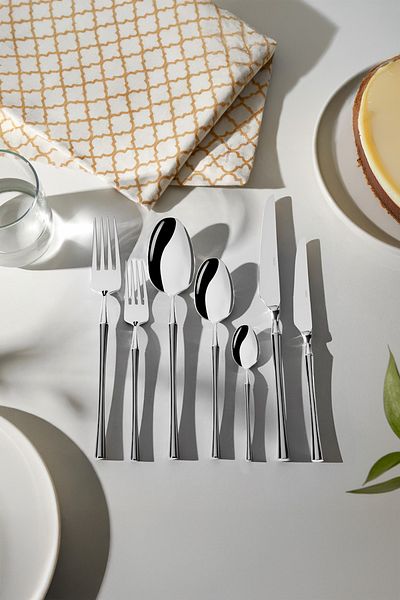 Nehir Marbella Satin 12-Person 84-Piece Boxed Cutlery Set