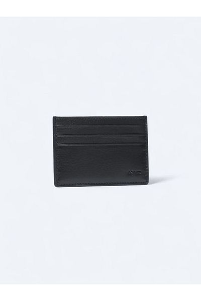 Kip Black Leather Card Holder