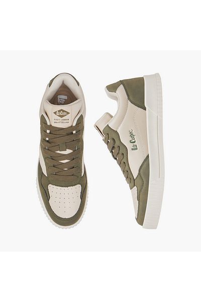 Lee Cooper Women's Logo Detail Sneakers with Lace-Up Closure