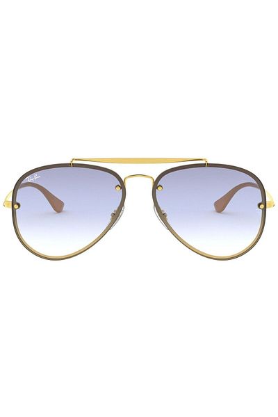 Ray-Ban Ray‑Ban Blaze Aviator RB3584N 001/19 – Unisex, Rama aurie & Lentile gradient albastru, Mărime 61