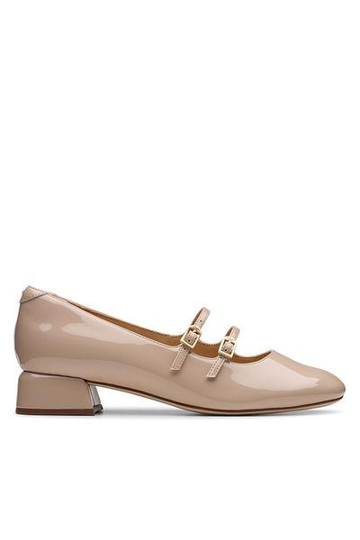 CLARKS Women's Half-boots beige CLARKS-26181313 C12 SAND PATENT