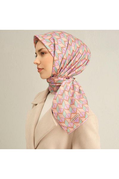 Armine E25Ya9309D02 34 Dj Pure Silk Scarf 9309D (t)
