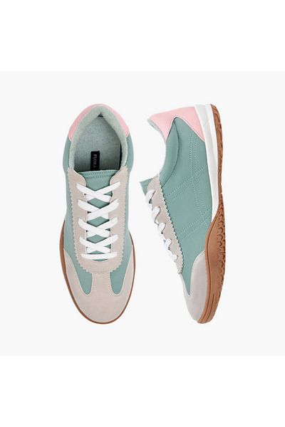 Flora Bella by Shoexpress Flora Bella Panelled Lace-Up Sneakers