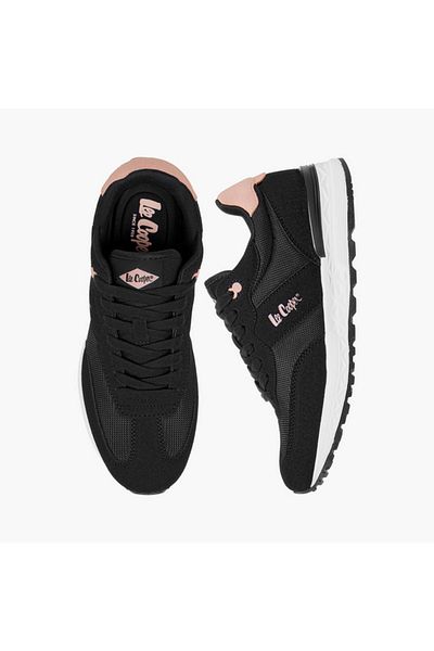 Lee Cooper Women's Logo Detail Sneakers with Lace-Up Closure
