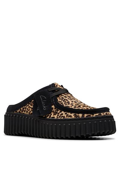 CLARKS Women's Flip-flops brown CLARKS-26181195 720 LEOPARD PRINT