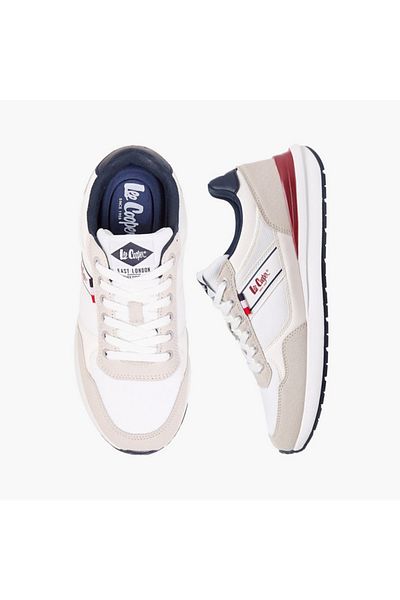 Lee Cooper Women's Logo Print Sneakers with Lace-Up Closure