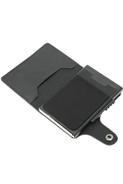iUni P4 RFID Wallet, 10 cards, Black