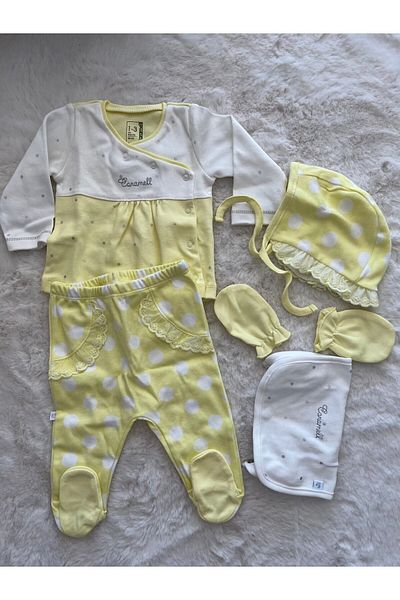 Caramell Caramel Written Polka Dot 5 Pack Hospital Release