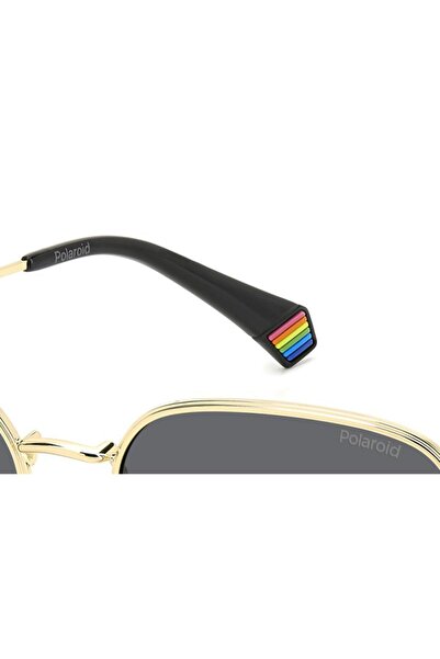 Polaroid Polaroid Men's Sunglasses PLD 6214/S/X 2F7/M9, Gold, Hexagonal, 56 mm