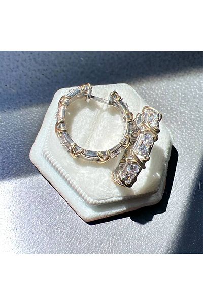 argint 925 Cercei tip TIFFANY