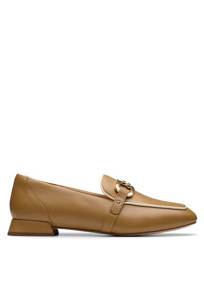 CLARKS Women's Lords brown CLARKS-26181333 G27 LIGHT TAN COMBI