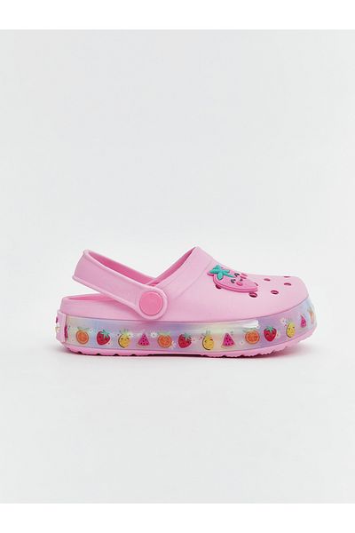 LC Waikiki Lighted Pink Girl's Beach Sandals